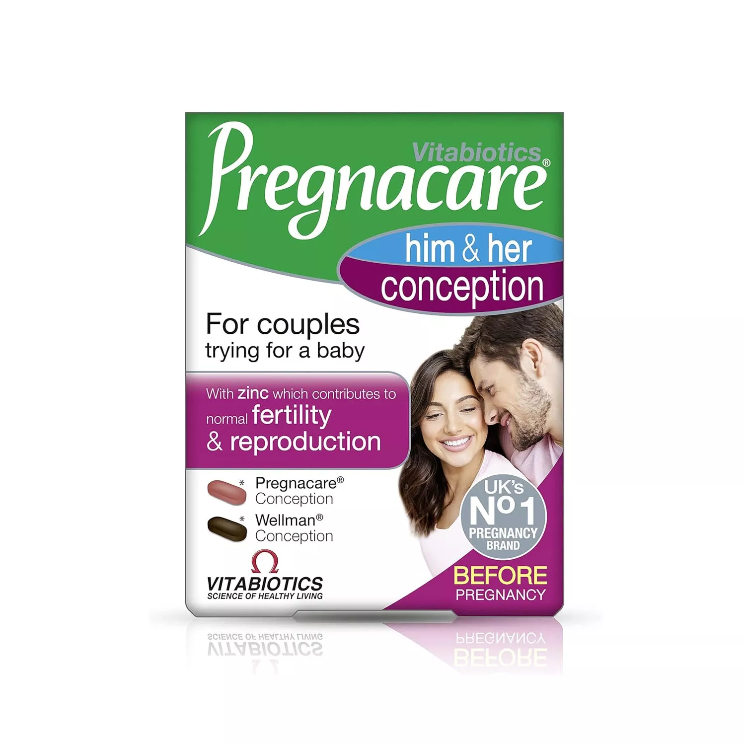 Vitabiotics Pregnacare His and Hers 60 Tablets