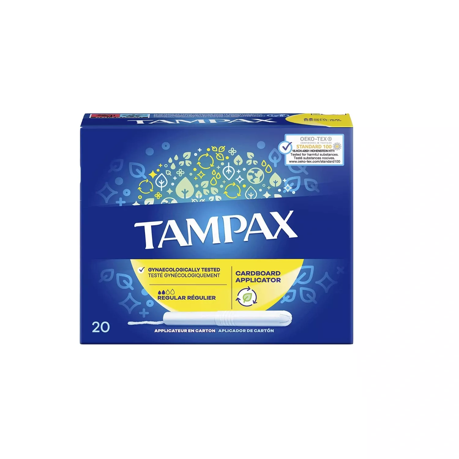 Tampax Blue Regular Tampons x20