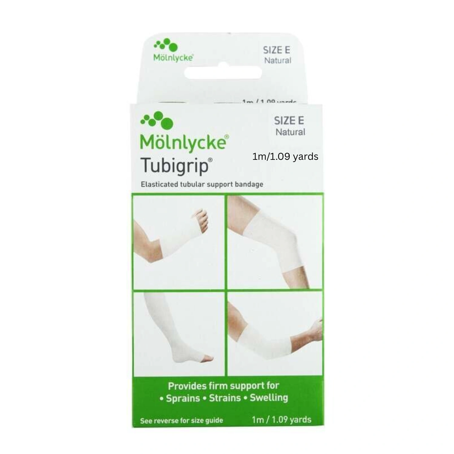 Tubigrip Elasticated Tubular Support Bandage E 1M