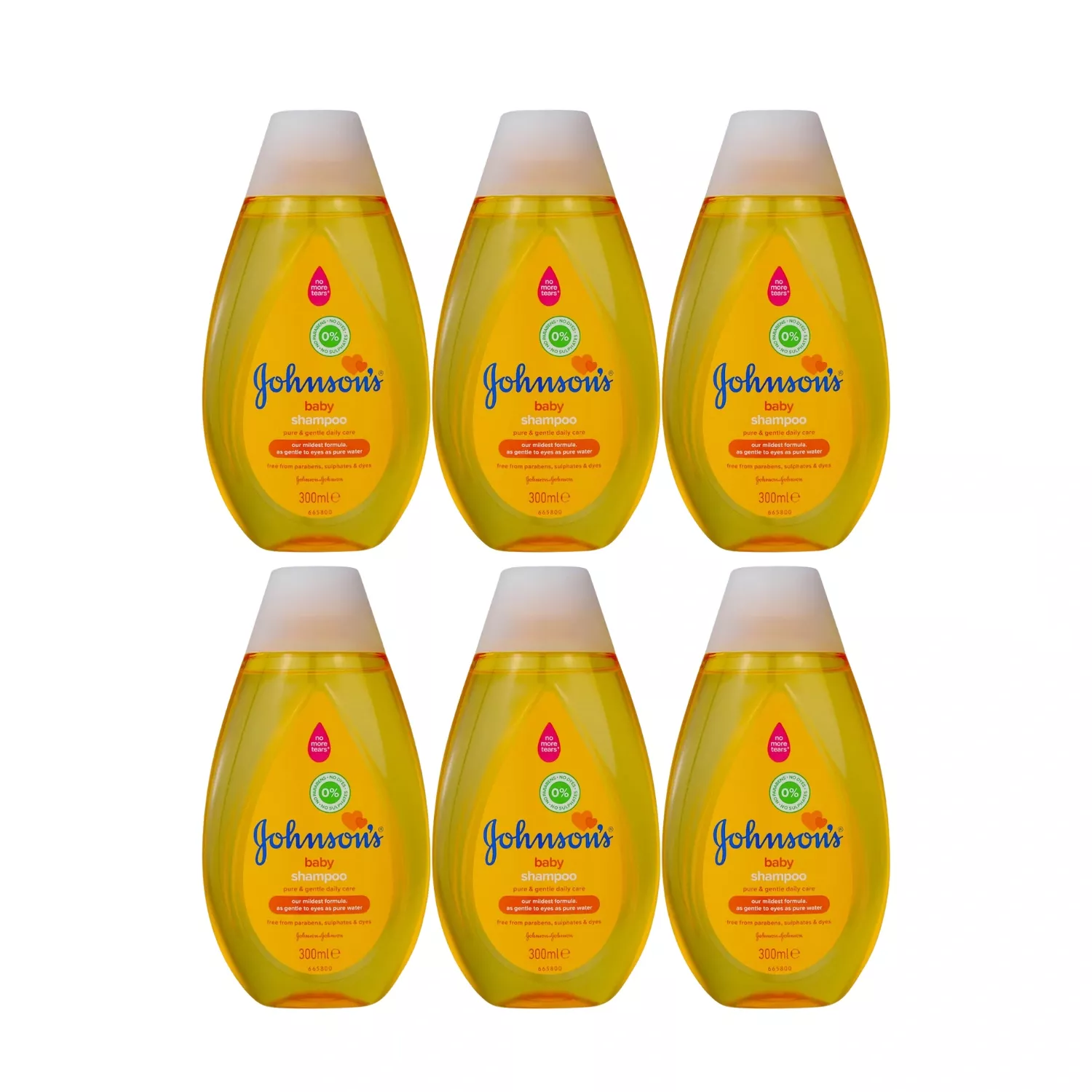 Johnson’s Baby Shampoo 300ml – Pack of 6