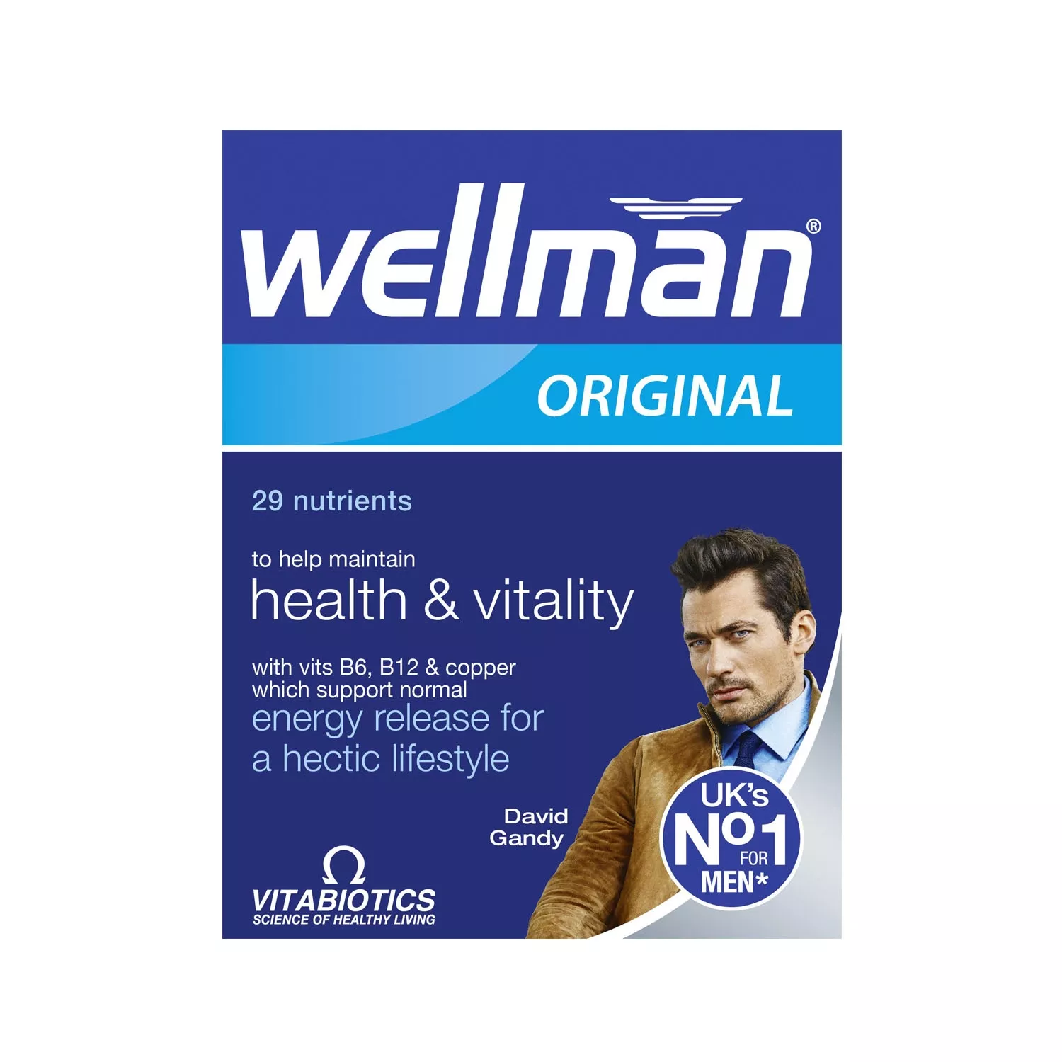 Vitabiotics Wellman Advanced Vitamin & Mineral Supplement 30 Tablets