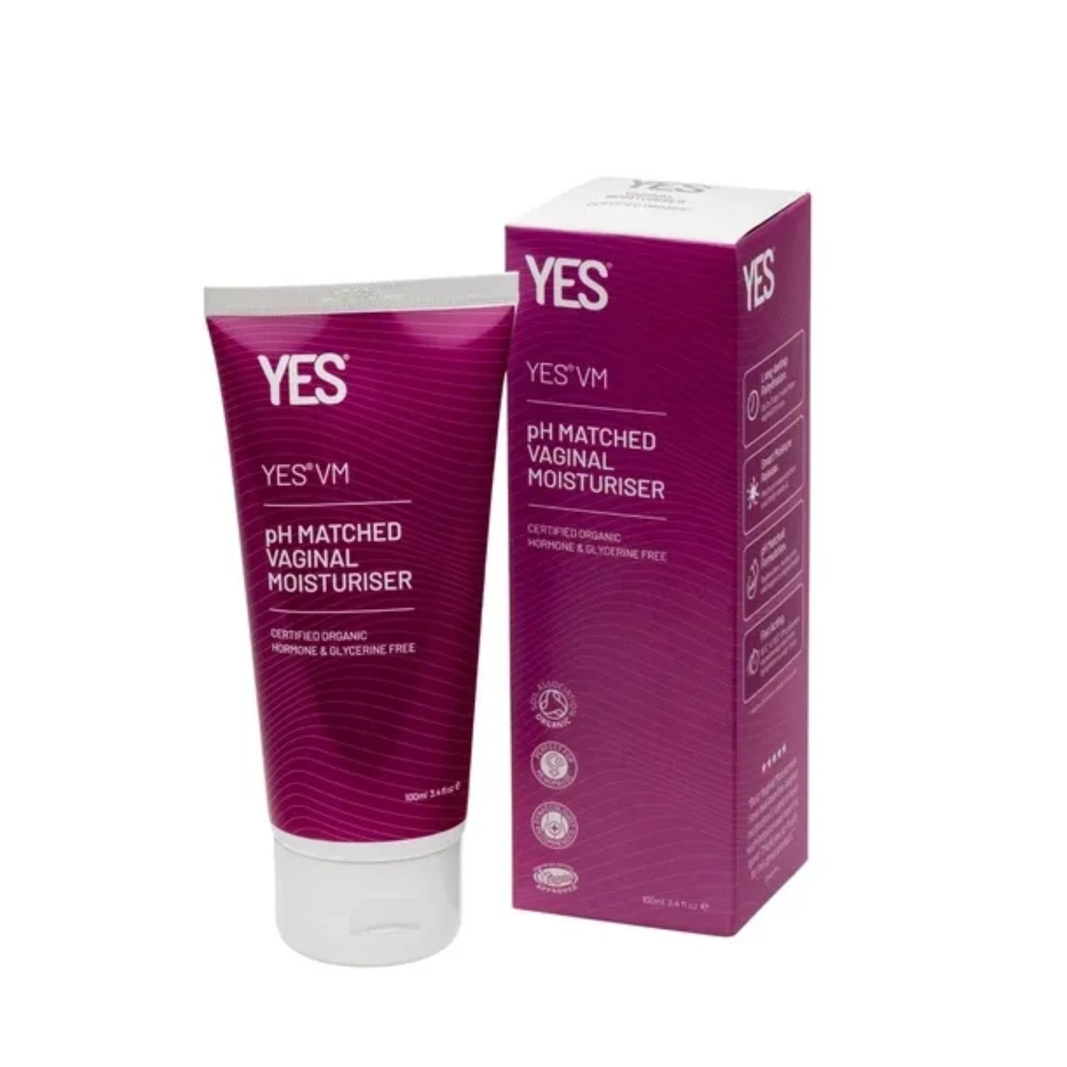YES VM Natural Vaginal Moisturising Gel 100ml