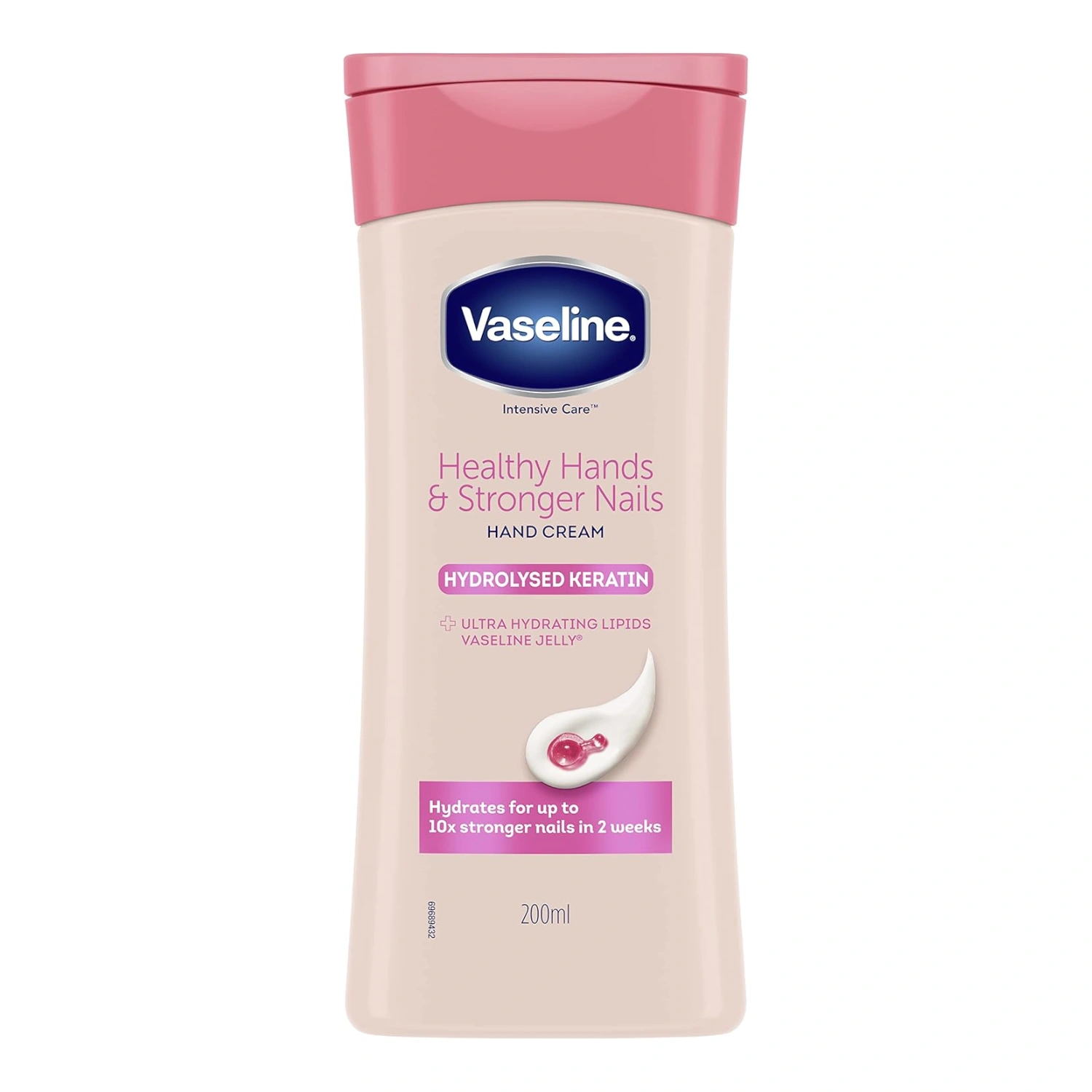 Vaseline Healthy and Stronger Nails Hand Cream 200ml