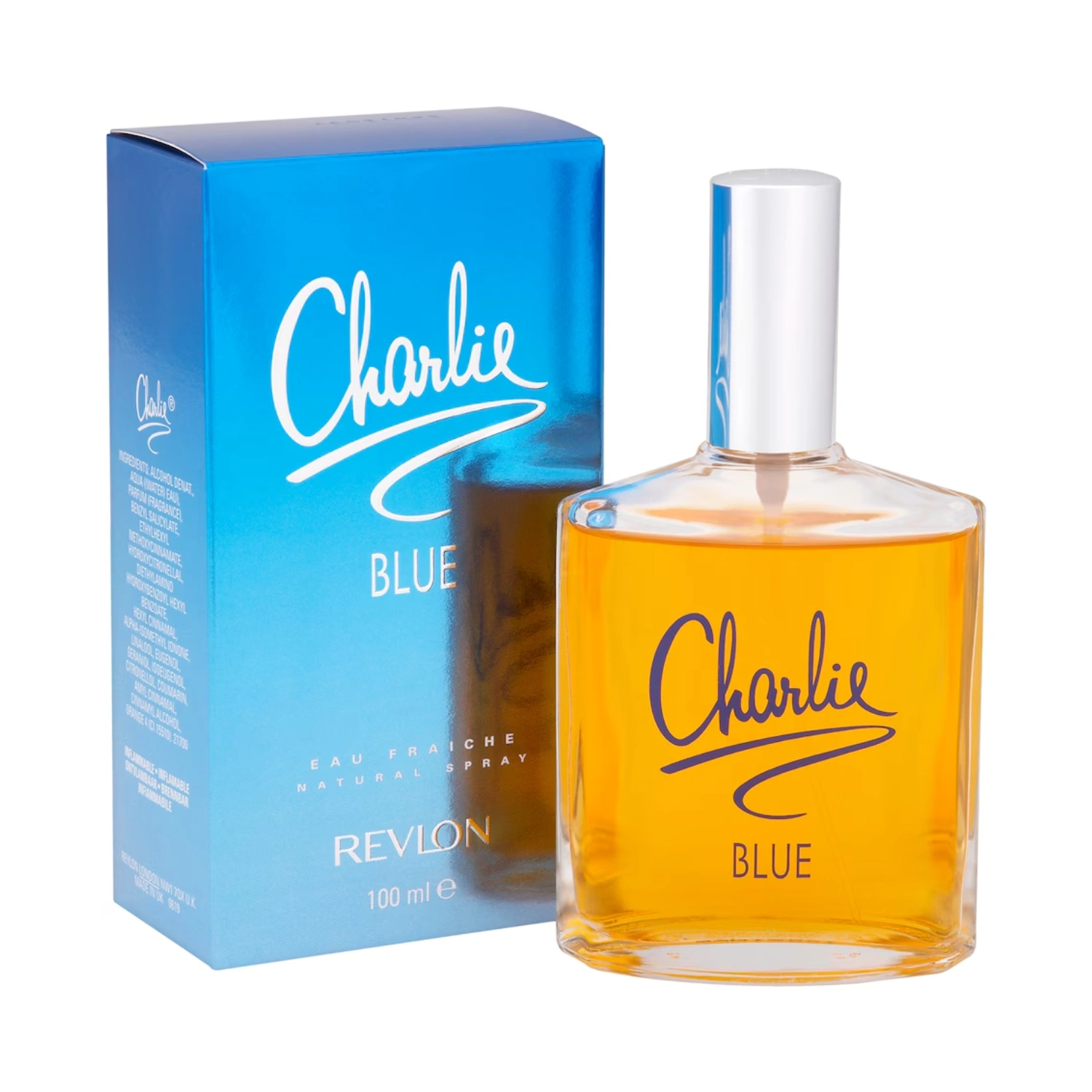 Charlie Blue Eau Fraiche Natural Spray 100ml