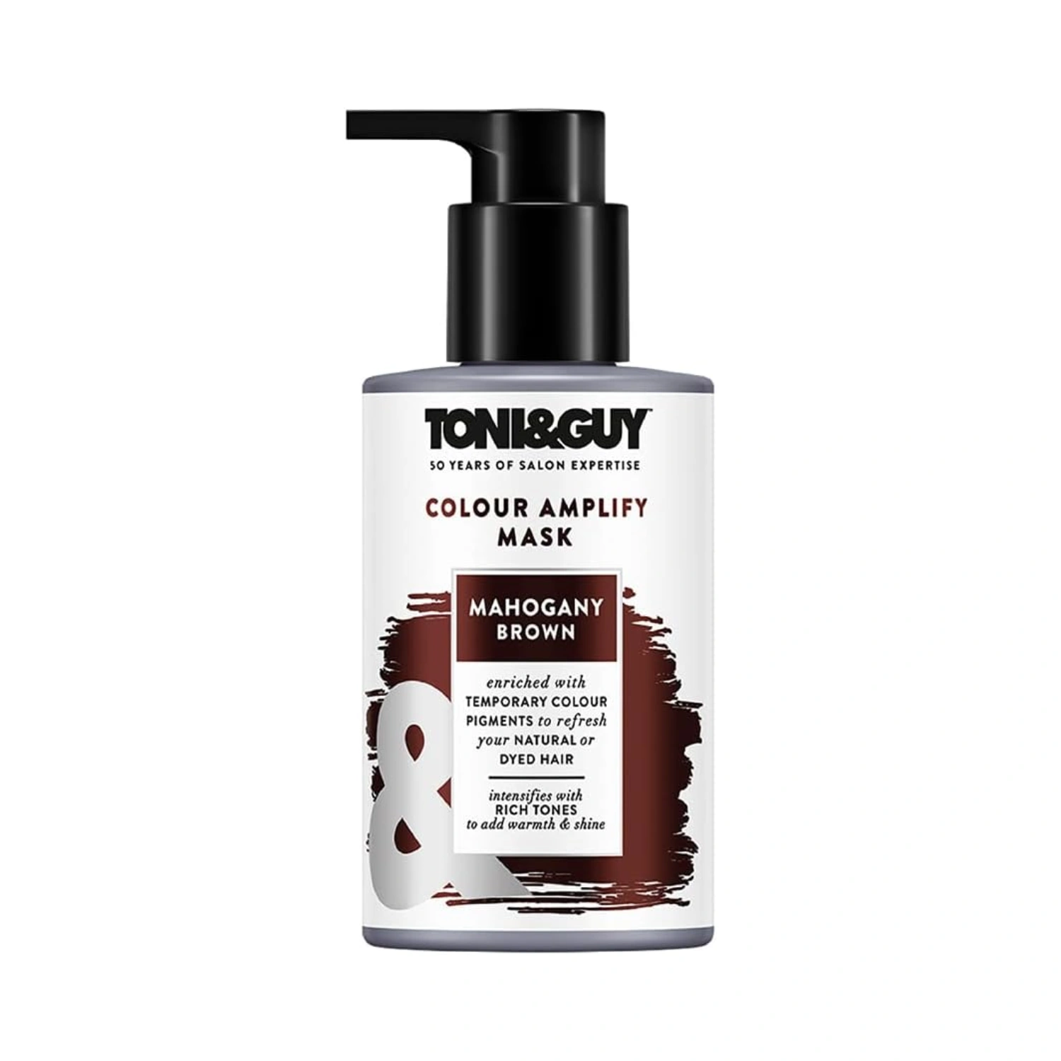 Toni & Guy Temporary Colour Amplify Mask Mahogany Brown 200ml