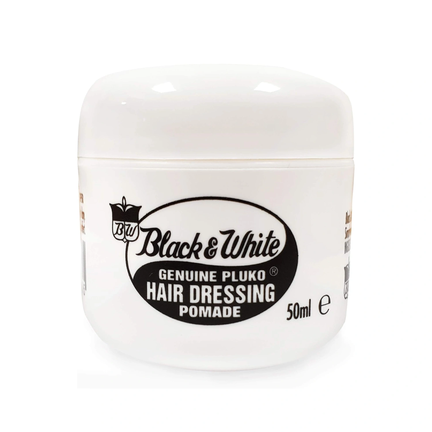 Black & White Genuine Pluko Hair Dressing Pomade 50ml