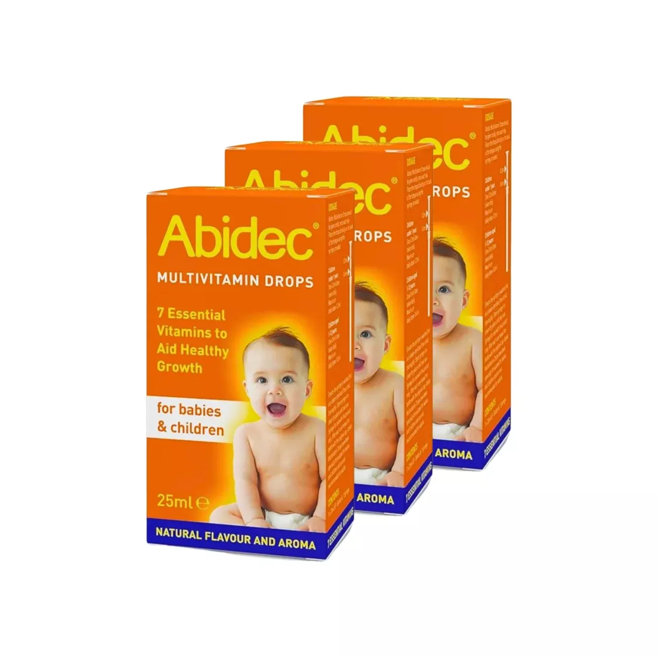 Abidec Multi Vitamin Supplement for Babies & Children Drops 25ml ? Pack of 3