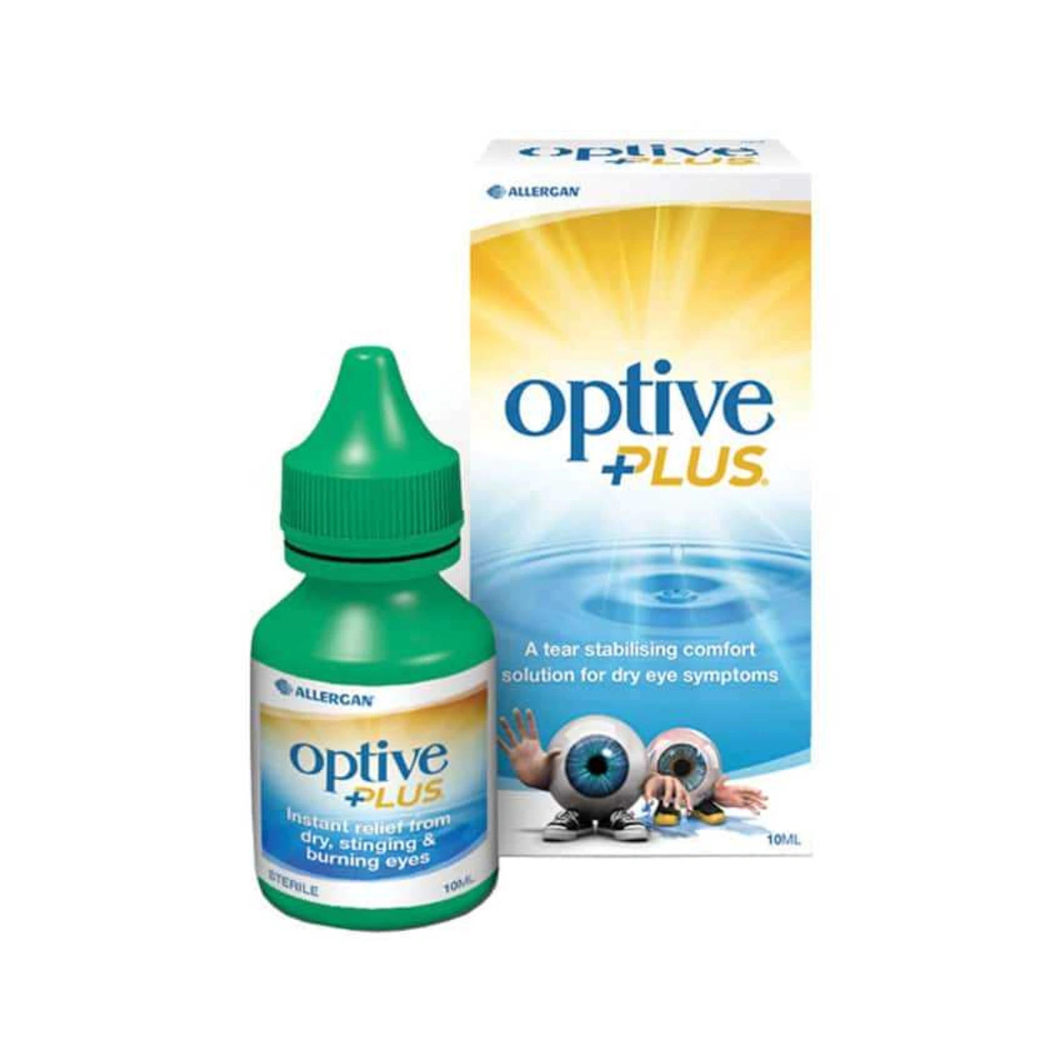 Optive Plus Lubricating Eye Drops 10ml