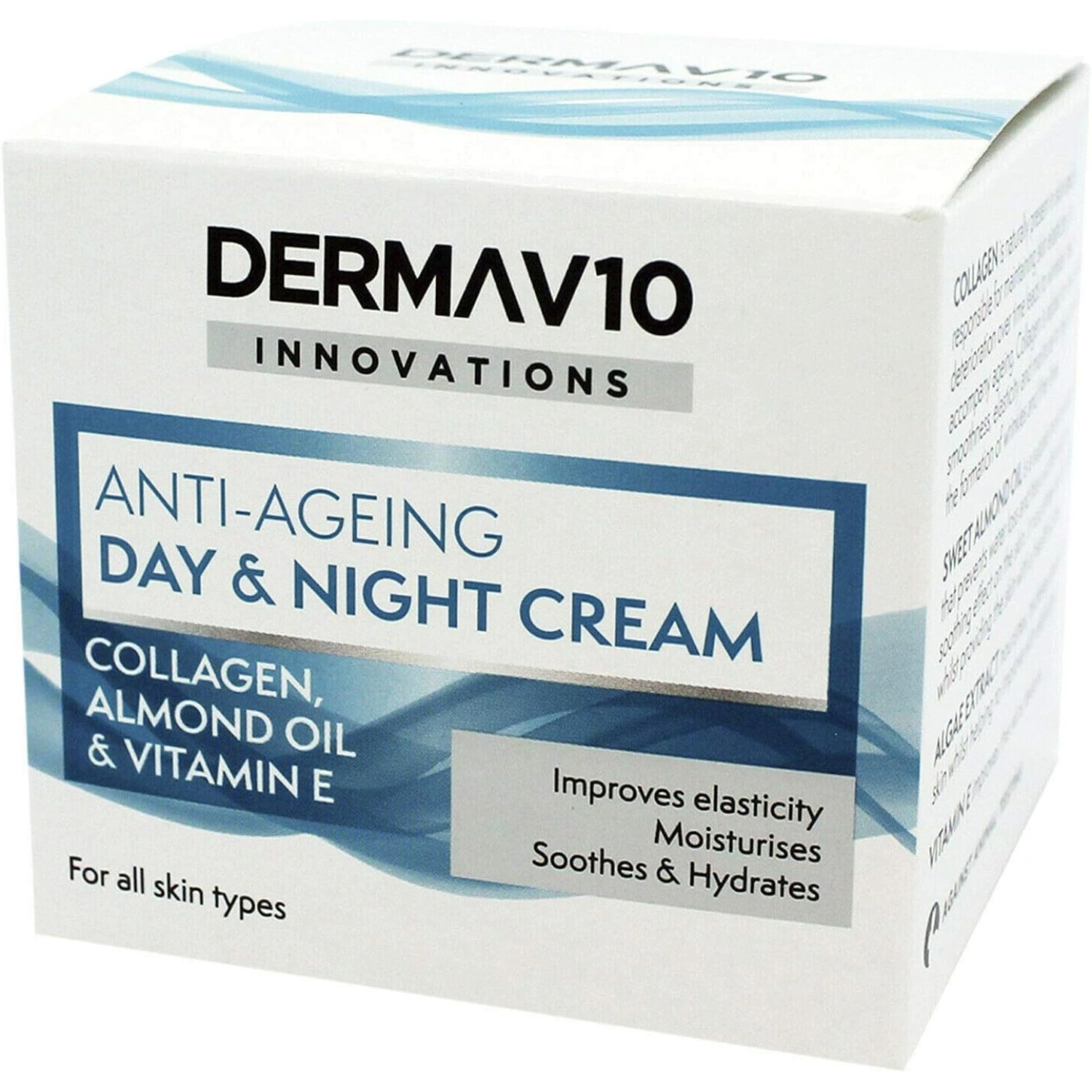 Derma V10 Day & Night Cream Anti Ageing 50ml