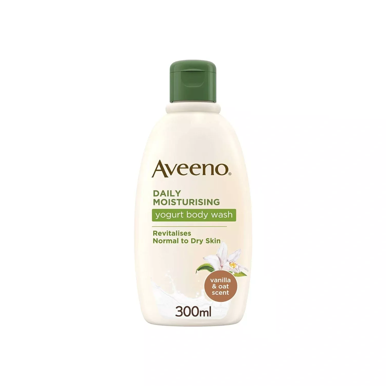 Aveeno Daily Moisturiseing Yogurt Body Wash, Vanilla & Oat Scent 300ml